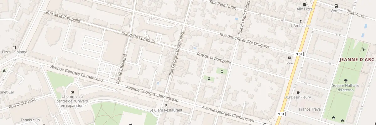 Plan du 83 Rue Georges Boussinesq à Reims