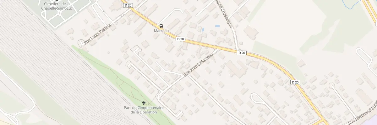 Plan du 4 Rue Andre Marceau à La Chapelle-Saint-Luc