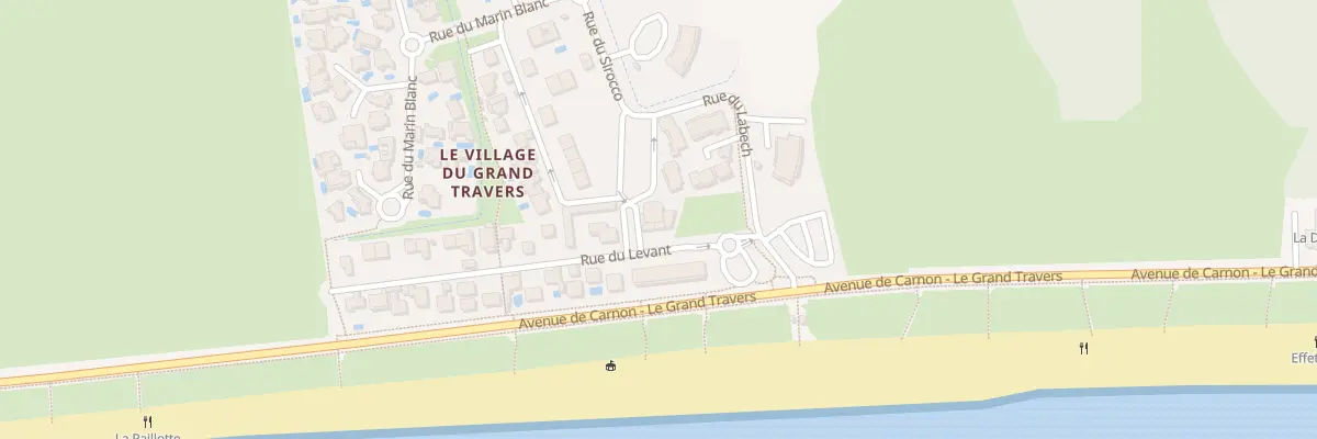 Plan du 8 Rue du Labech à La Grande-Motte