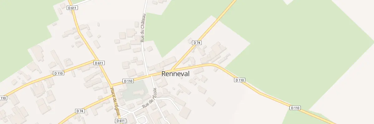 Plan du 1 Rte de Dolignon à Renneval