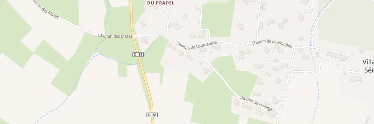Plan du 5242 Loumarede à Orthoux-Sérignac-Quilhan