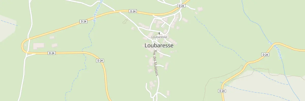 Plan du 5011 Le Bourg à Loubaresse
