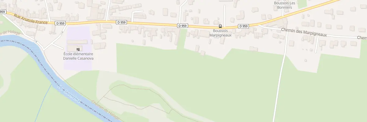 Plan du 78 Rue Anatole France à Boussois