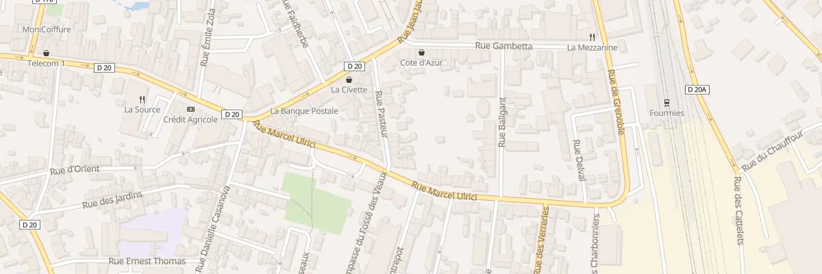 Plan du 13 Rue Pasteur à Fourmies