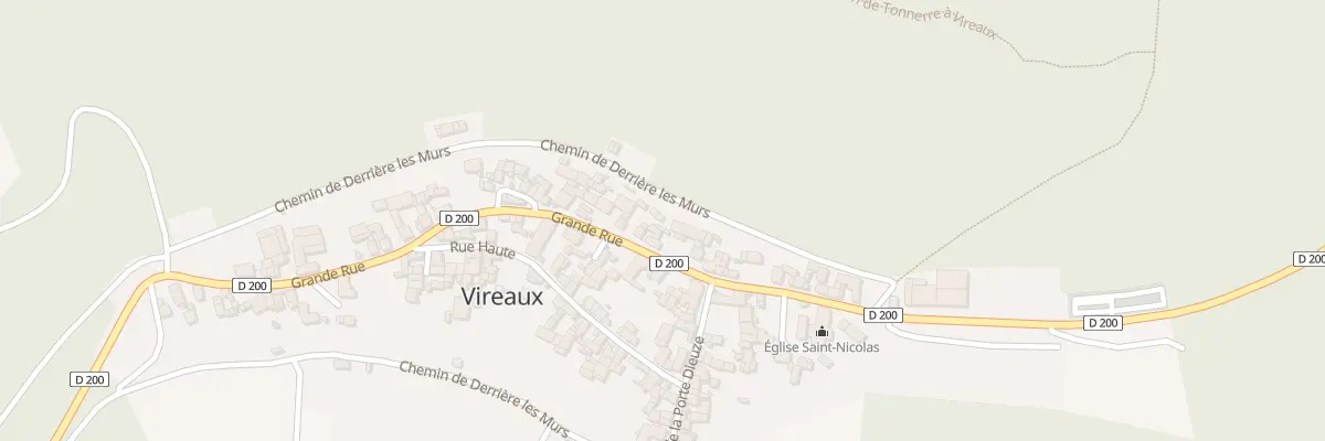 Plan du 22 Gr Grande Rue à Vireaux