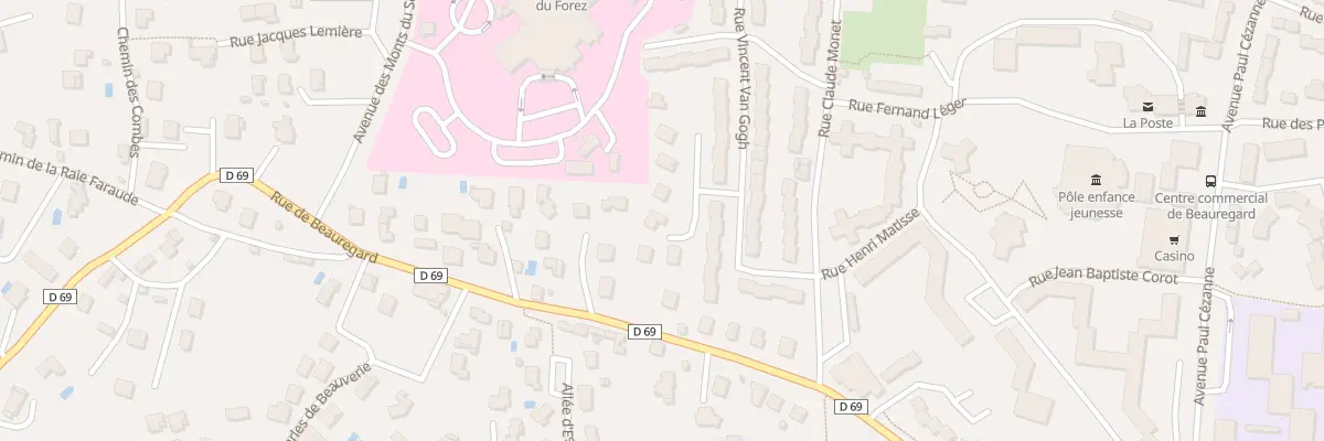 Plan du 5 Imp Van Gogh à Montbrison