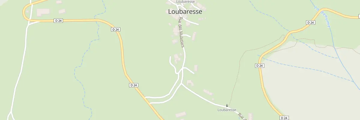 Plan du 5016 Le Bourg à Loubaresse