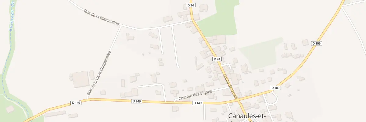 Plan du 9B Rue de la Mercouline à Canaules-et-Argentières