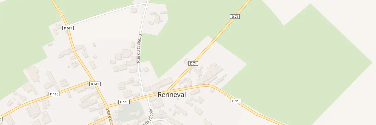 Plan du 1 Rue de Morgny à Renneval