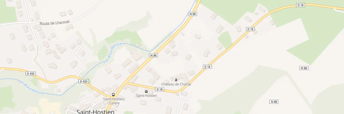 Plan du 2196 Rte du Puy à Saint-Hostien