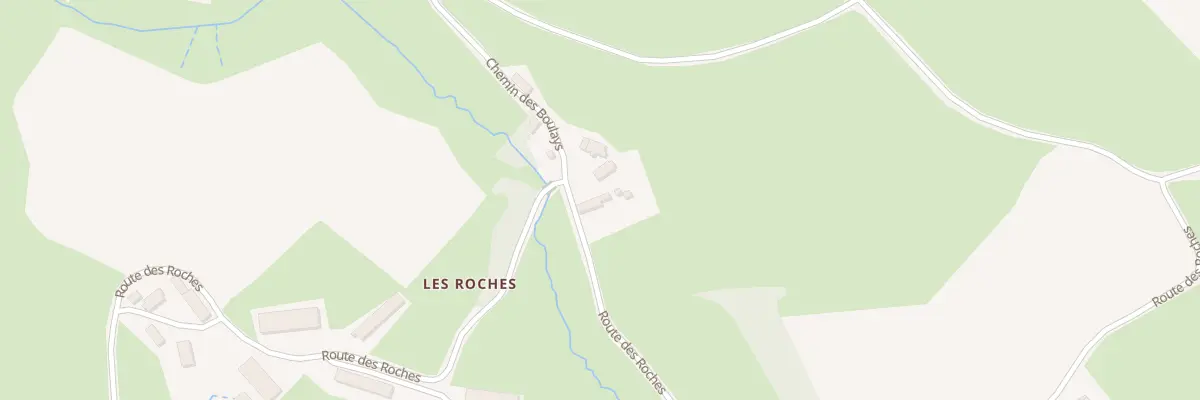 Plan du 1199 Rte des Roches à Uxeau