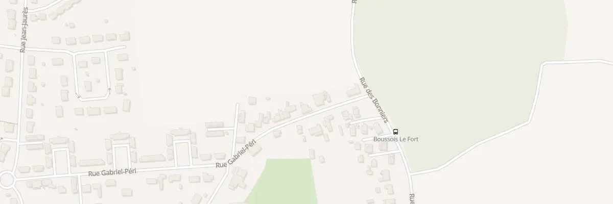 Plan du 99 Rue Gabriel Peri à Boussois