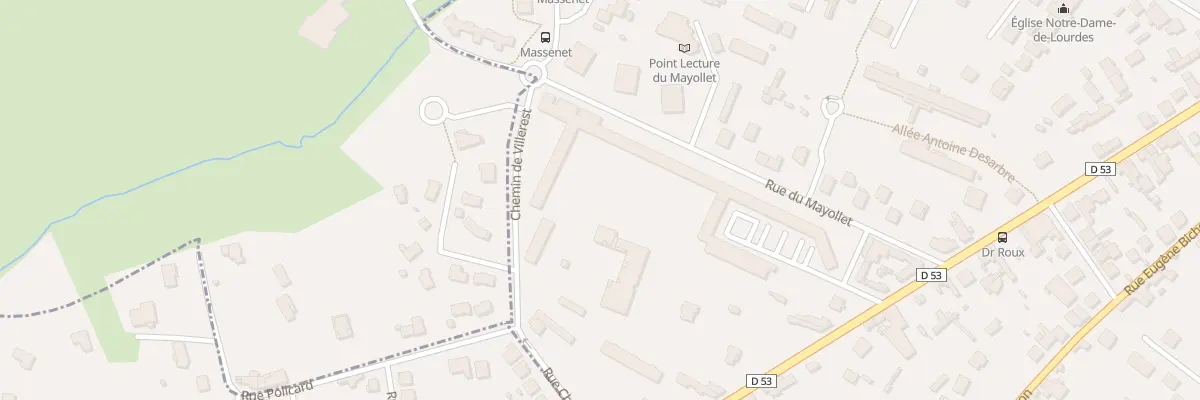 Plan du 33 Rue du Mayollet à Roanne