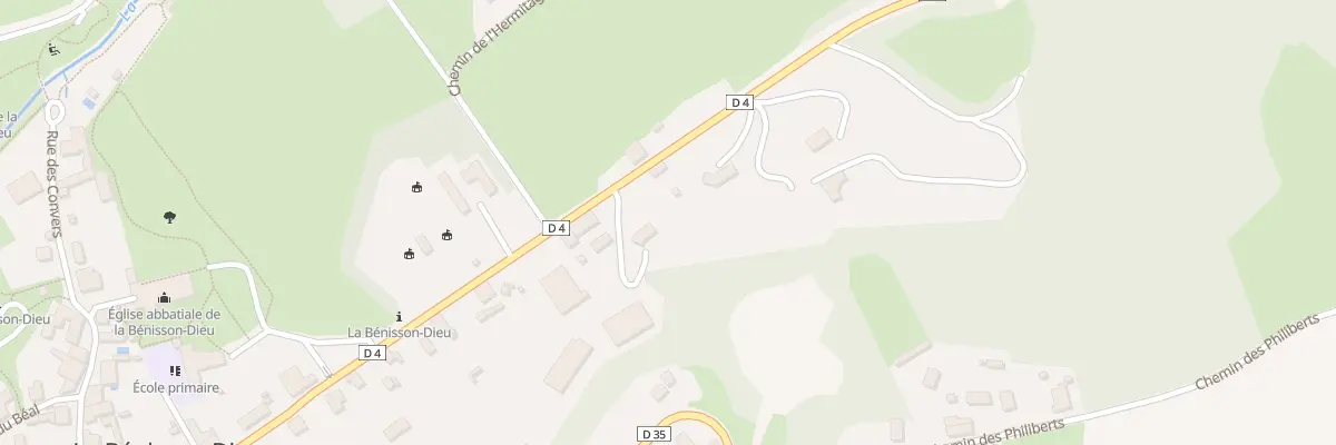 Plan du 32 Rue des Comtes du Forez à La Bénisson-Dieu