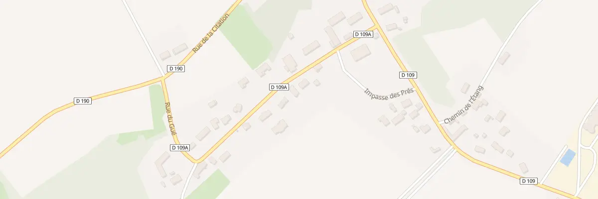 Plan du 10 Rue Du Gue à Roncenay