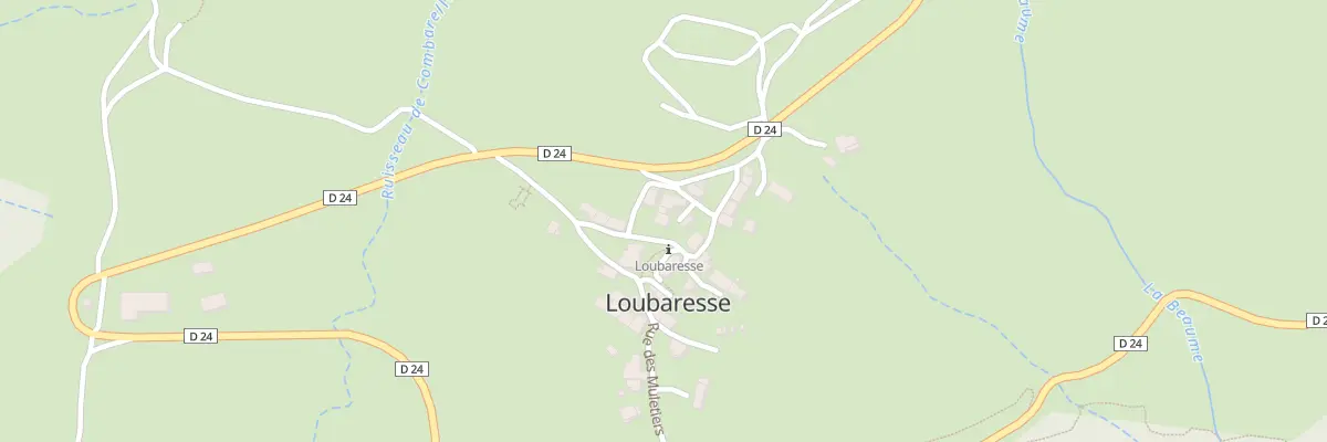 Plan du 5021 Le Bourg à Loubaresse