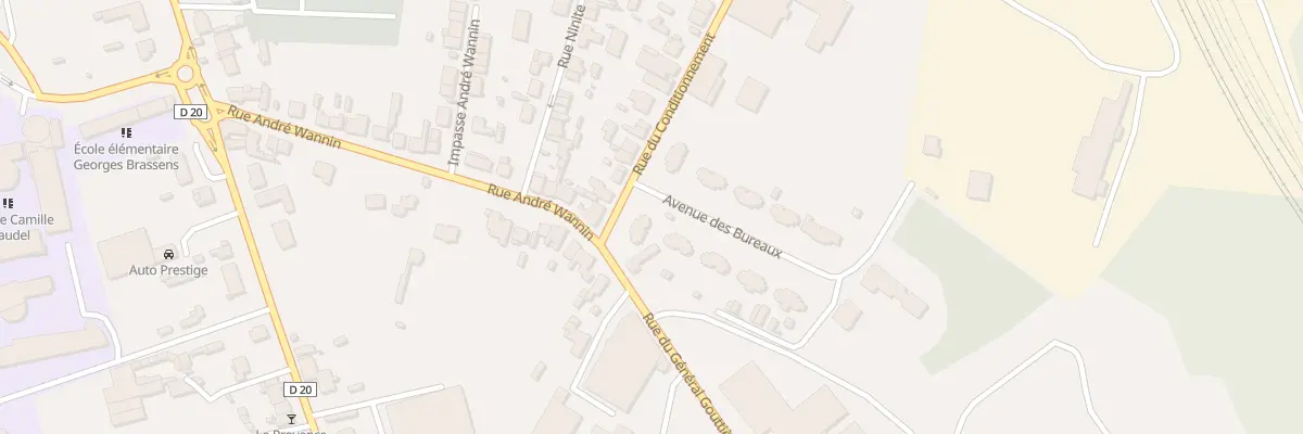Plan du 23 Rue du Conditionnement à Fourmies