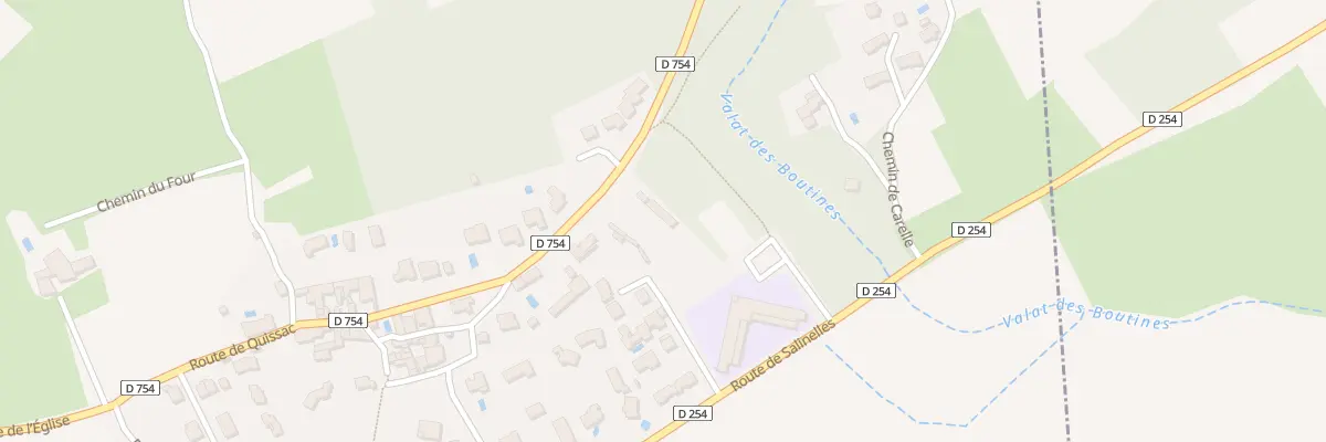 Plan du 5140 Le Claou à Aspères