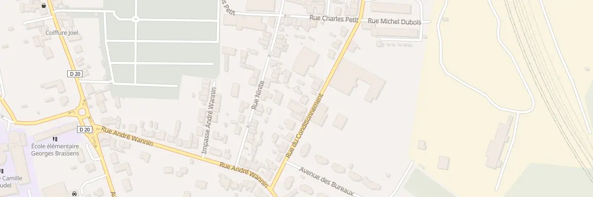 Plan du 24 Rue du Conditionnement à Fourmies