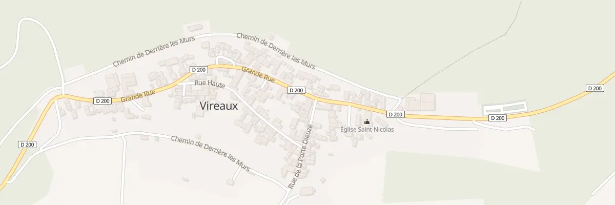 Plan du 13 Gr Grande Rue à Vireaux