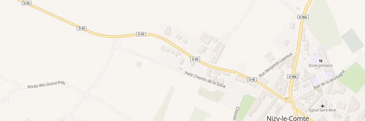 Plan du 13B Rue de la Selve à Nizy-le-Comte