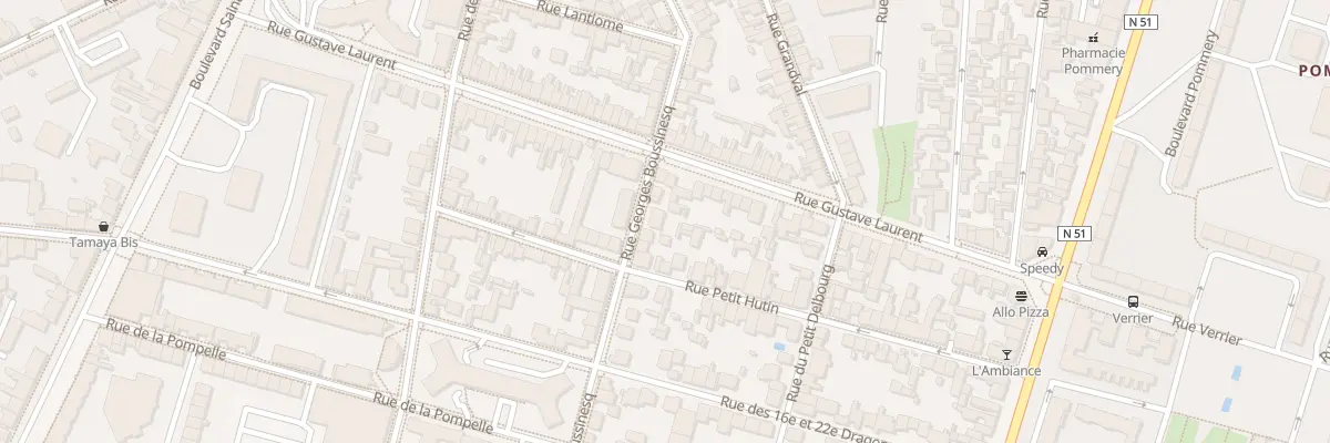 Plan du 59 Rue Georges Boussinesq à Reims