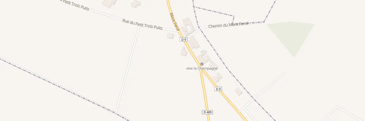 Plan du 2 Ham Le Mont Ferre à Trois-Puits