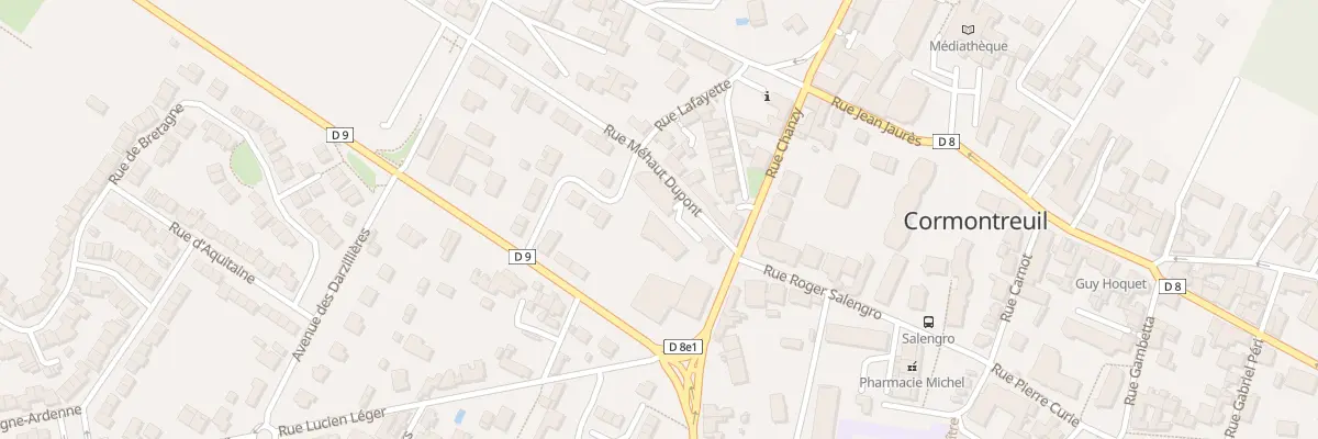 Plan du 1B Rue Méhaut Dupont à Cormontreuil