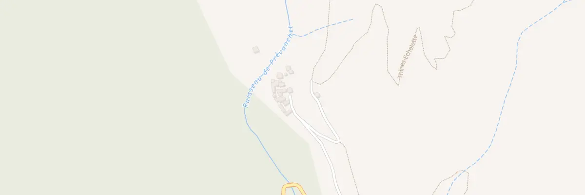 Plan du 322 Che du Prevenchet à Malarce-sur-la-Thines