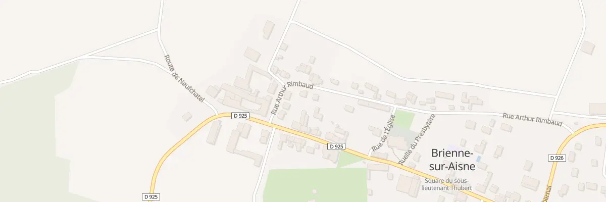 Plan du 5020 Le Village à Brienne-sur-Aisne
