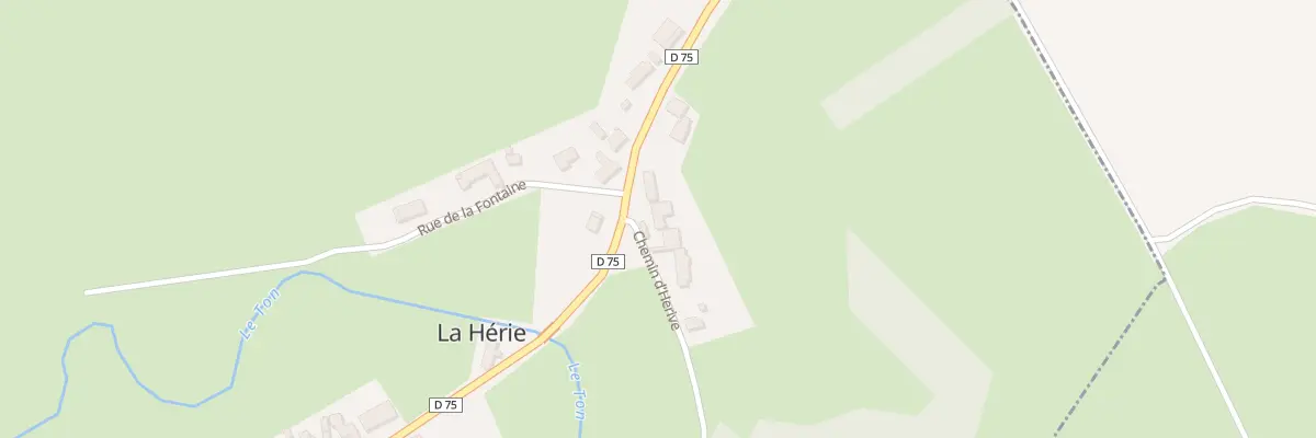 Plan du 1 Che d’Hérive à La Hérie