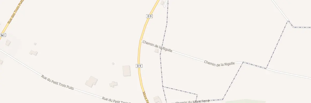Plan du 1 Ham Le Mont Ferre à Trois-Puits