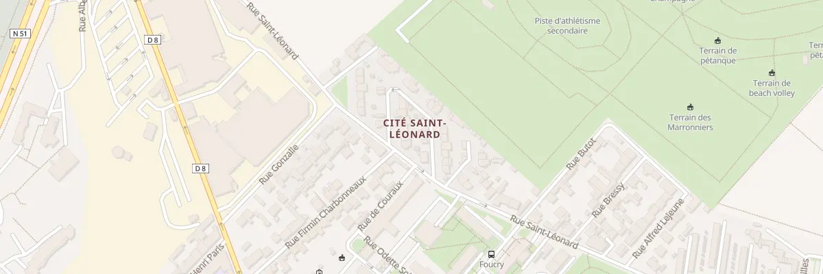 Plan du 2 Rue Claude Debussy à Reims