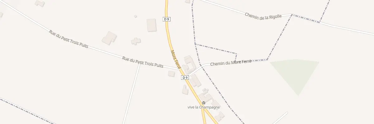Plan du 5 Ham Le Mont Ferre à Trois-Puits