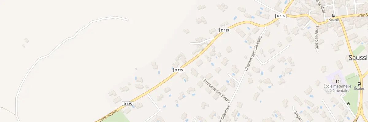 Plan du 650 Av de Saint-hilaire à Saussines