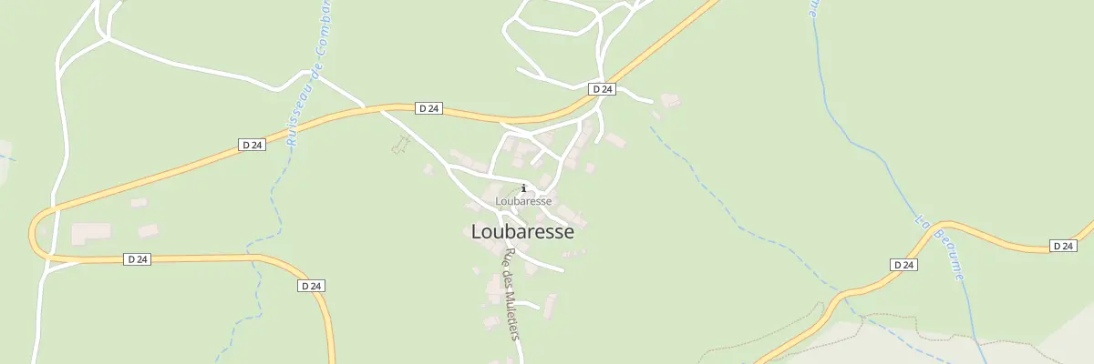 Plan du 5024 Le Bourg à Loubaresse