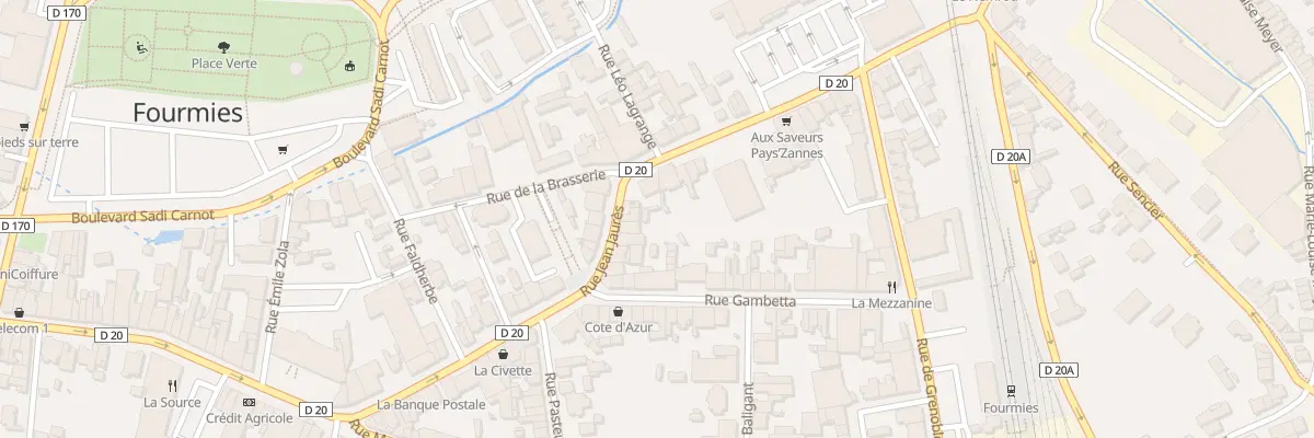 Plan du 48 Rue Jean Jaurès à Fourmies