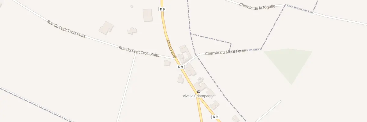 Plan du 5 Ham Le Mont Ferre à Trois-Puits