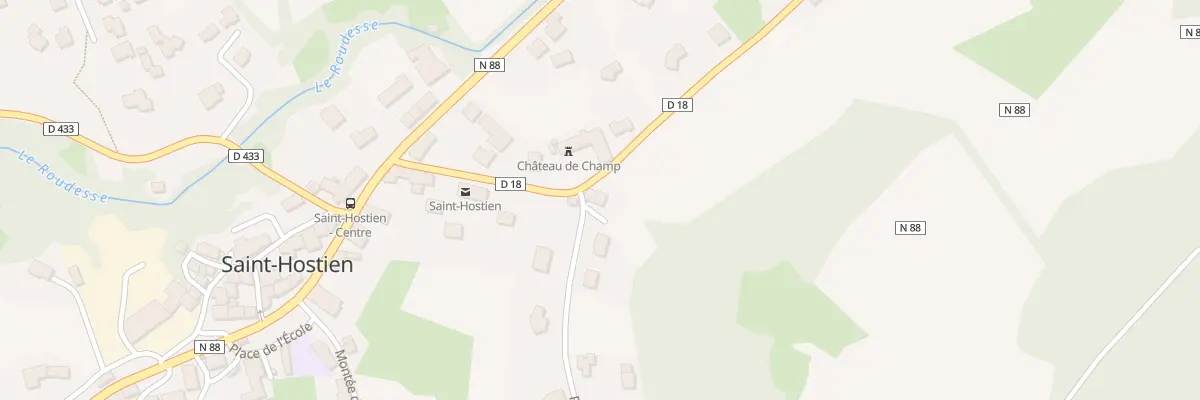 Plan du 15 Che des Côtes à Saint-Hostien