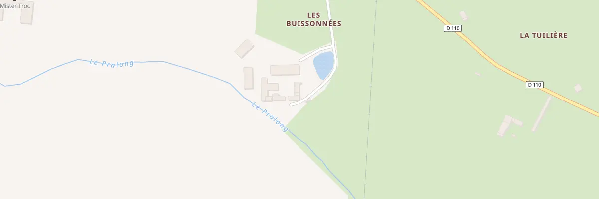 Plan du 28 Che des Buissonnées à Chalain-d’Uzore
