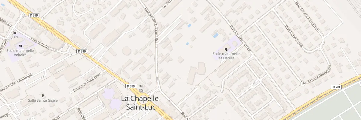 Plan du 14T Rue Veuve Benard Bodie à La Chapelle-Saint-Luc