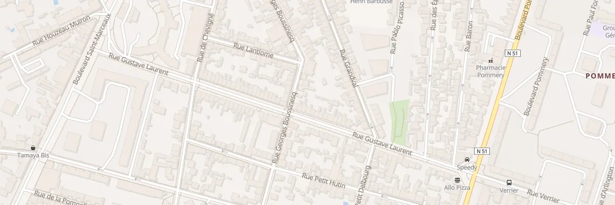 Plan du 53 Rue Gustave Laurent à Reims