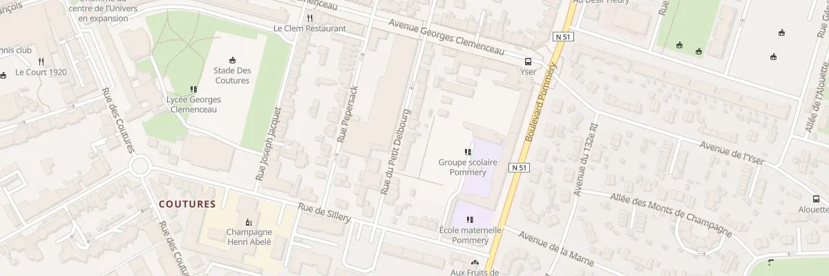 Plan du 63 Rue Petit Delbourg à Reims