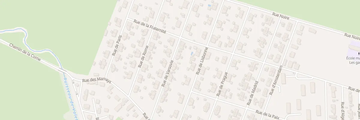 Plan du 22 Rue de Varsovie à Gueugnon