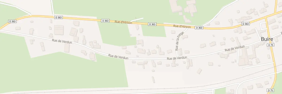 Plan du 20 Rue de Verdun à Buire