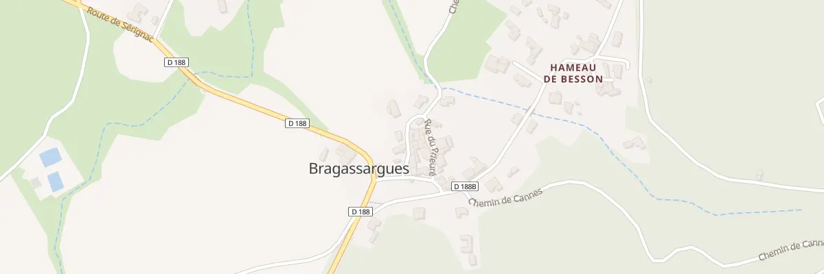 Plan du 5012 Le Village à Bragassargues