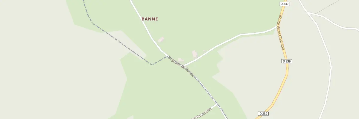 Plan du 5027 Banne à Astet