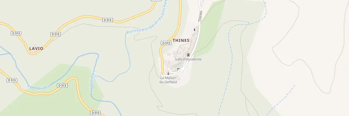 Plan du 106 Call de Thines à Malarce-sur-la-Thines