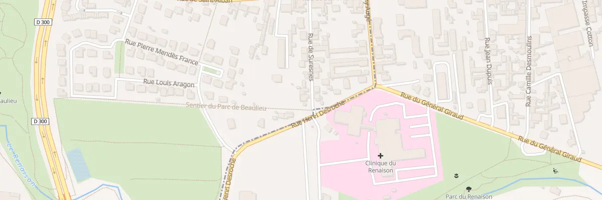 Plan du 164 Rue de Suresnes à Riorges