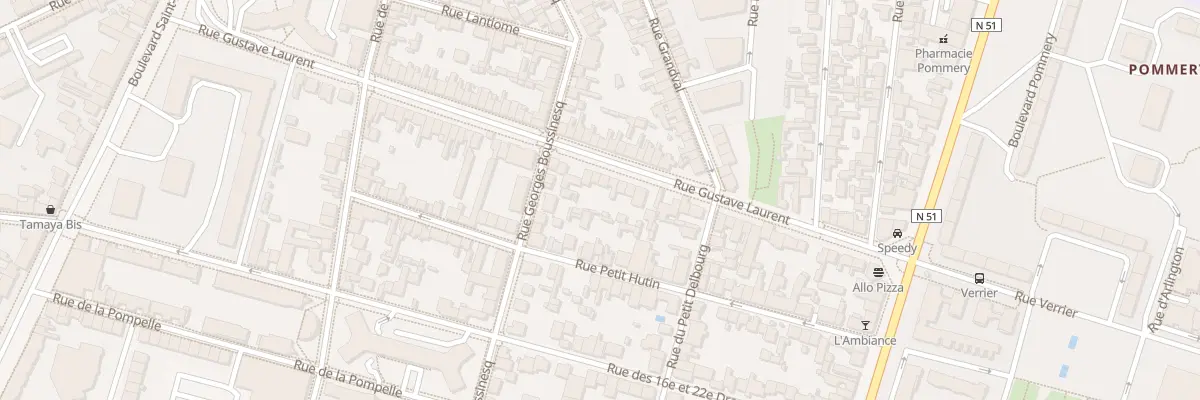 Plan du 54 Rue Gustave Laurent à Reims